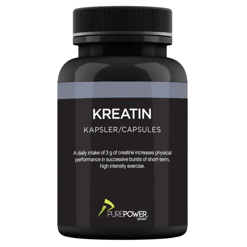 PurePower Kreatin kapsler (120 stk) produktbilde